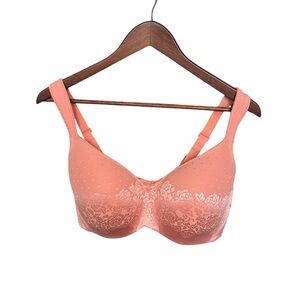 Soma Stunning Support Balconette Bra size 40DD peach orange support underwire